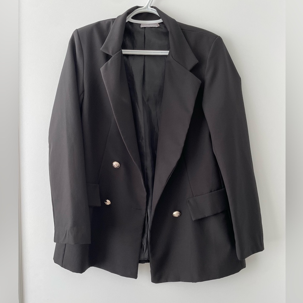 Made In Italy Black Blazer - US 6